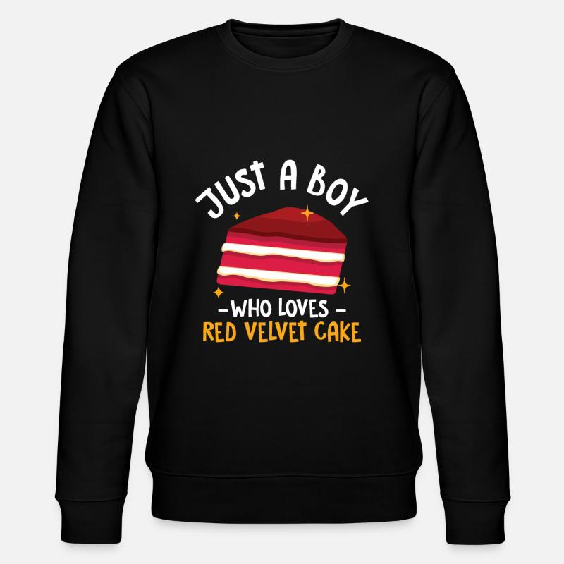 Velvet Cake Cake Gift - Stanley/Stella CHANGER Unisex Organic Sweatshirt - black