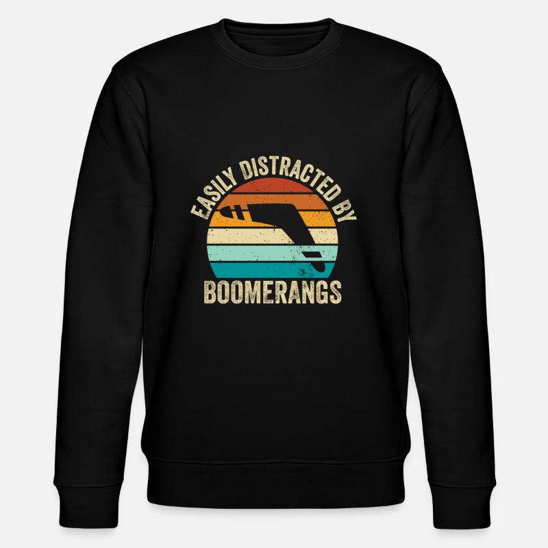Boomerang - Stanley/Stella CHANGER Unisex Organic Sweatshirt - black