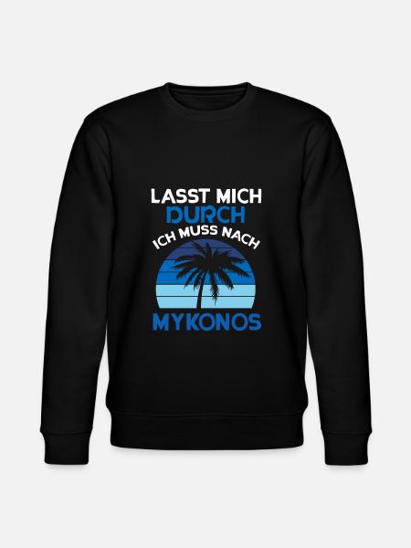 Mykonos - Stanley/Stella Unisex Bio-Sweatshirt CHANGER - Schwarz