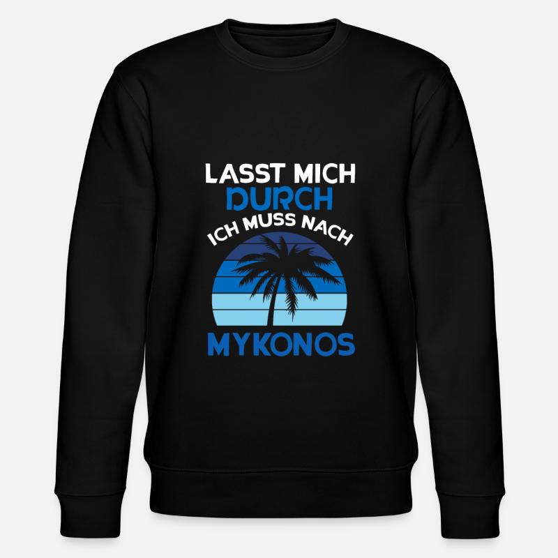 Mykonos - Stanley/Stella Unisex Bio-Sweatshirt CHANGER  - Schwarz