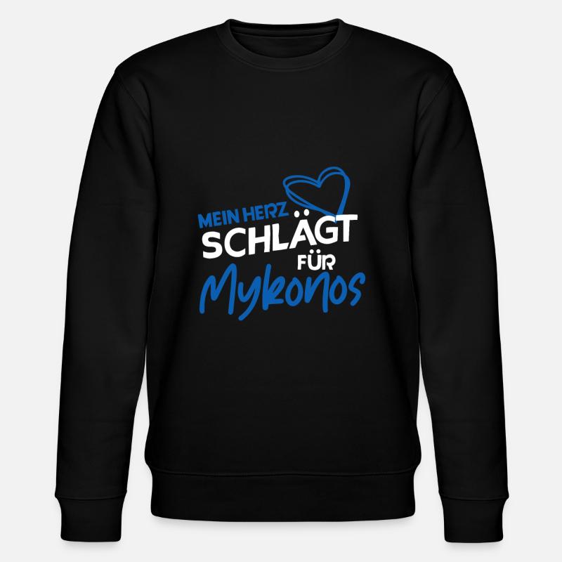 Mykonos - Stanley/Stella Unisex Bio-Sweatshirt CHANGER  - Schwarz
