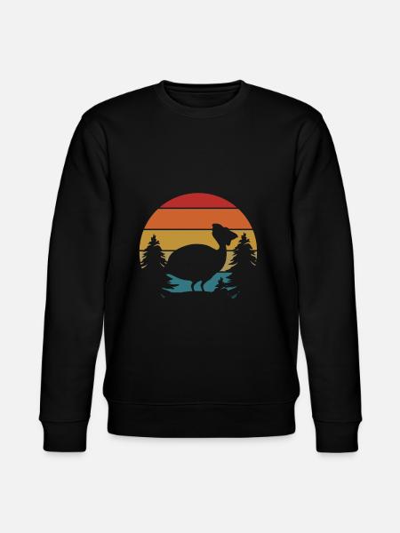 Perlhühner Perlhuhn Guinea Fowl - Stanley/Stella CHANGER Unisex Organic Sweatshirt - black