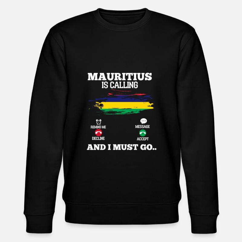 Mauritius - Stanley/Stella CHANGER Unisex Organic Sweatshirt - black