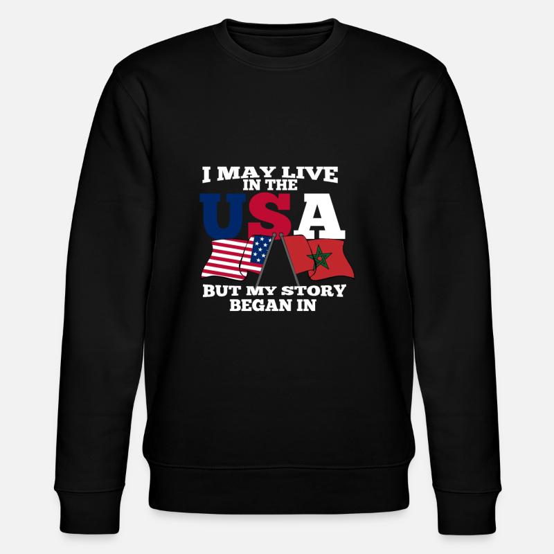 Morocco - Stanley/Stella CHANGER Unisex Organic Sweatshirt - black