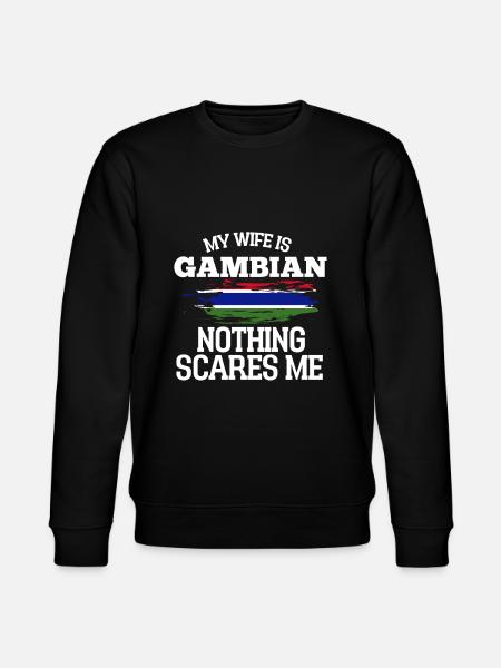 Gambia Wife - Stanley/Stella CHANGER Unisex Organic Sweatshirt - black