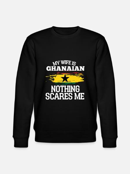 Ghana Wife - Stanley/Stella CHANGER Unisex Organic Sweatshirt - black