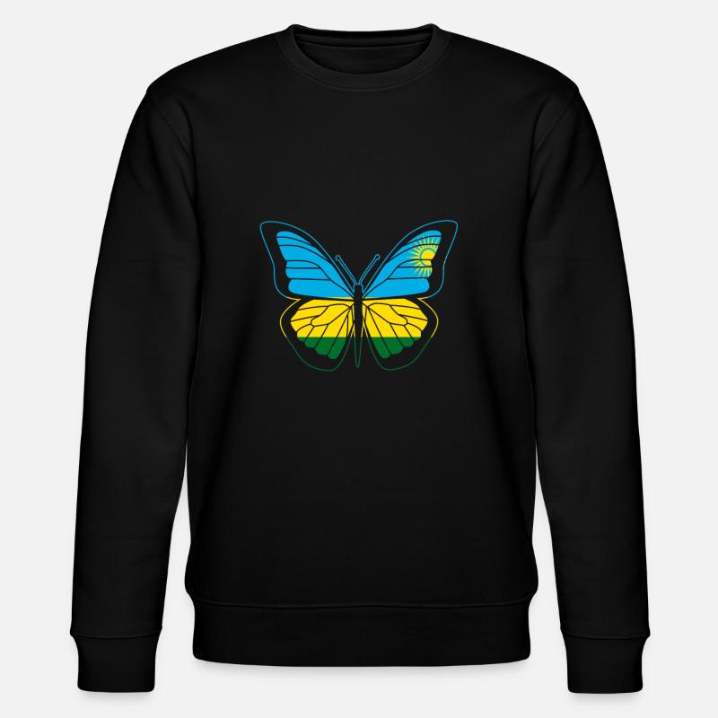 Rwanda - Stanley/Stella Unisex Bio-Sweatshirt CHANGER  - Schwarz
