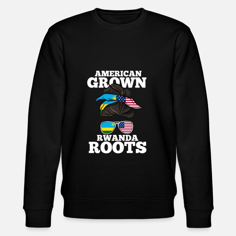 Rwanda - Sweat bio CHANGER Stanley/Stella Unisexe - noir