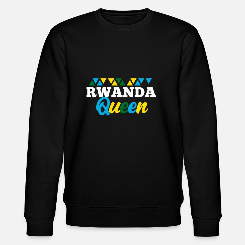 Rwanda - Stanley/Stella Unisex Bio-Sweatshirt CHANGER - Schwarz