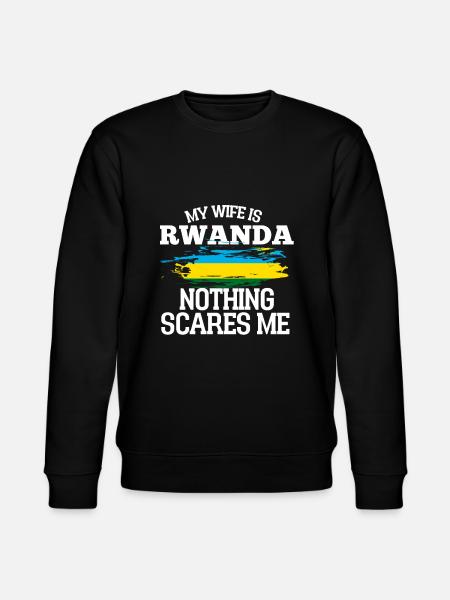 Rwanda - Stanley/Stella CHANGER Unisex Organic Sweatshirt - black