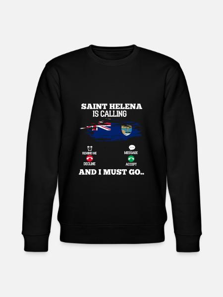 Saint Helena - Stanley/Stella CHANGER Unisex Organic Sweatshirt - black