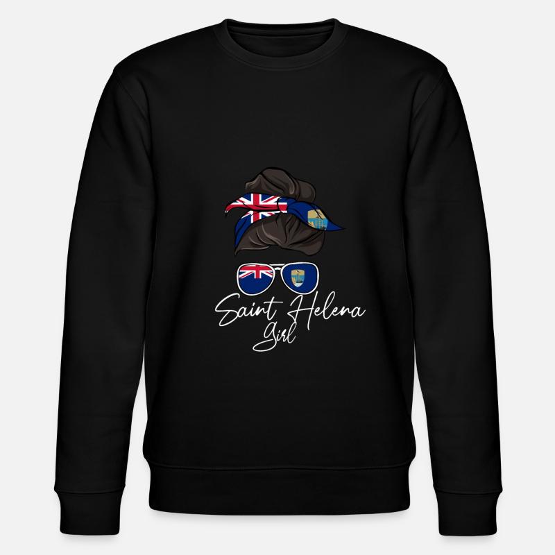 Saint Helena - Stanley/Stella Unisex Bio-Sweatshirt CHANGER  - Schwarz