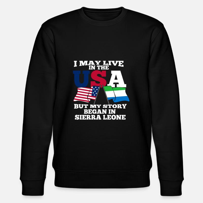 Sierra Leone - Stanley/Stella Unisex Bio-Sweatshirt CHANGER - Schwarz