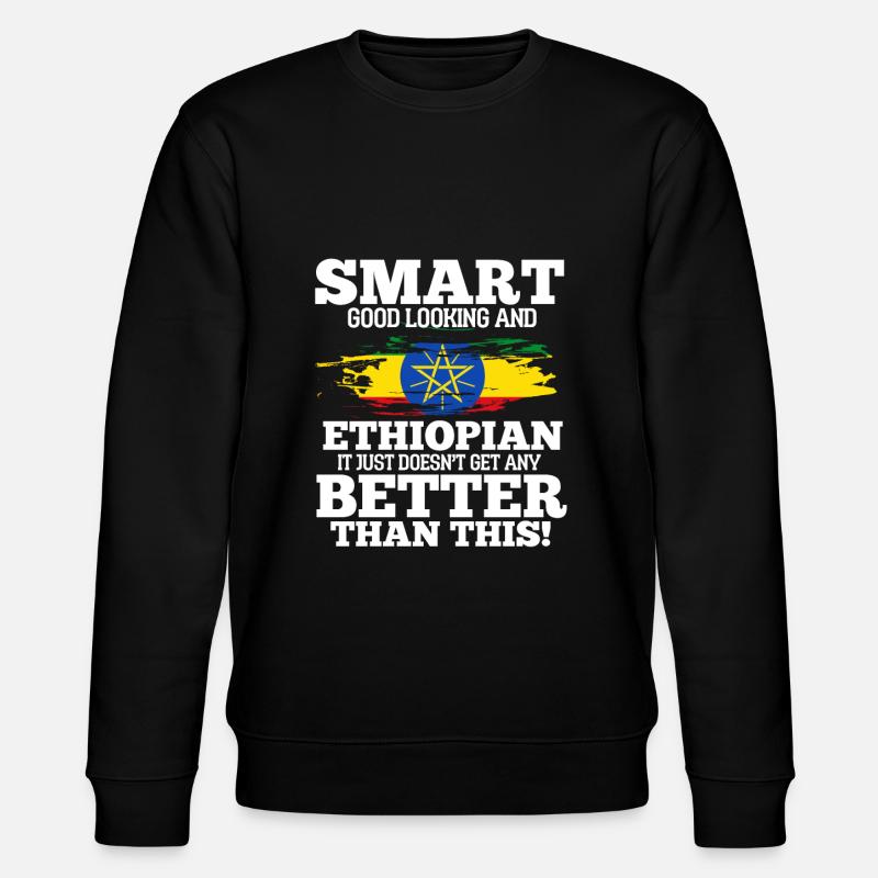 Éthiopie - Sweat bio CHANGER Stanley/Stella Unisexe - noir