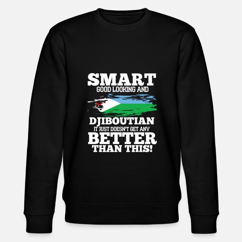 Dschibuti - Stanley/Stella Unisex Bio-Sweatshirt CHANGER  - Schwarz