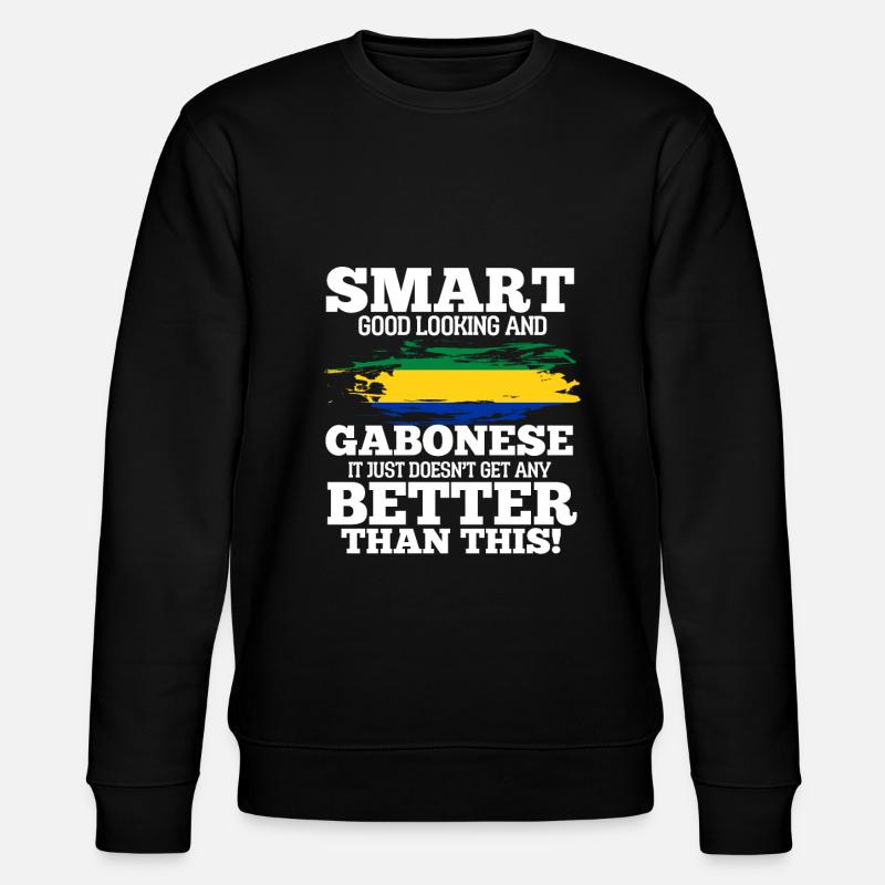 Gabon - Stanley/Stella Unisex Bio-Sweatshirt CHANGER  - Schwarz