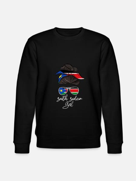 South Sudan - Stanley/Stella CHANGER Unisex Organic Sweatshirt - black