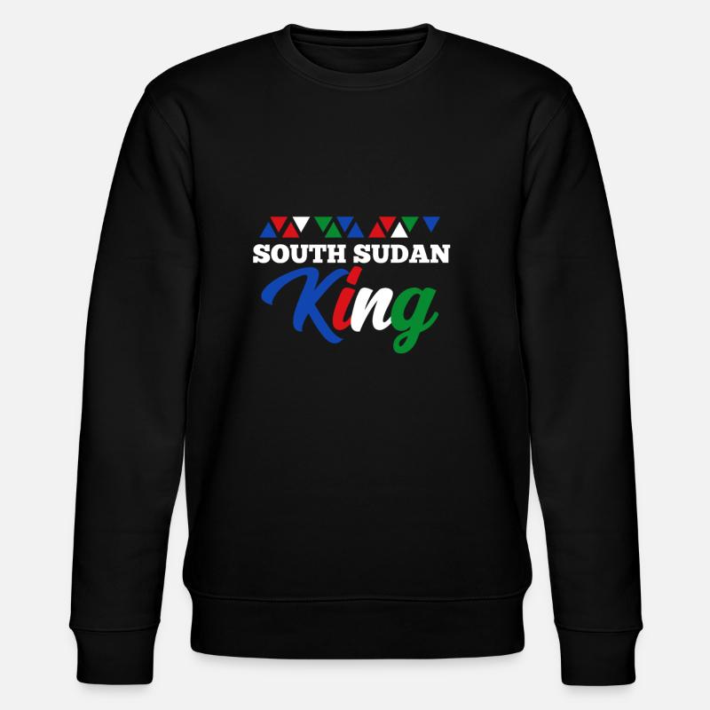 Südsudan - Stanley/Stella Unisex Bio-Sweatshirt CHANGER  - Schwarz