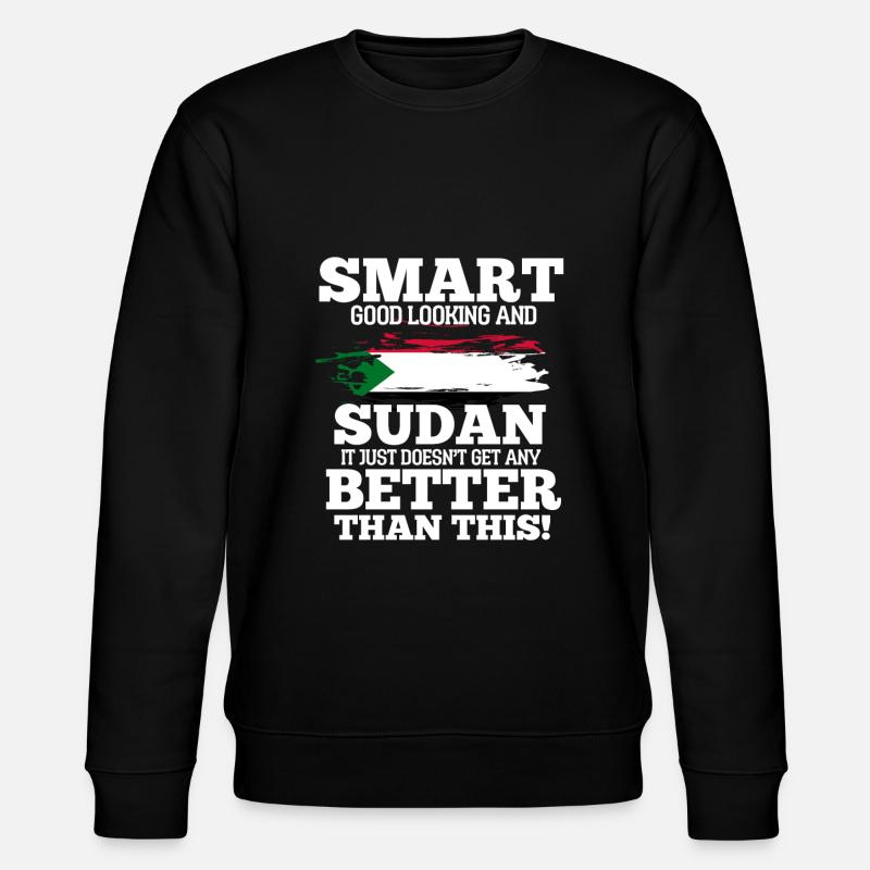 Sudan - Stanley/Stella Unisex Bio-Sweatshirt CHANGER  - Schwarz