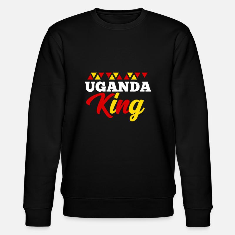 Uganda - Stanley/Stella Unisex Bio-Sweatshirt CHANGER  - Schwarz