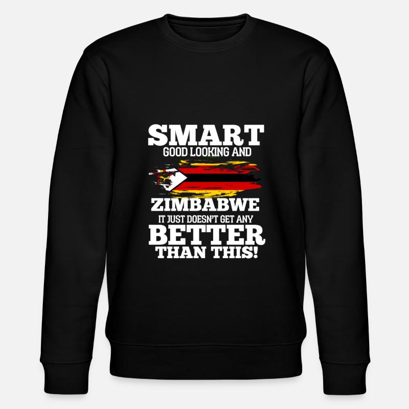 Zimbabwe - Sweat bio CHANGER Stanley/Stella Unisexe - noir