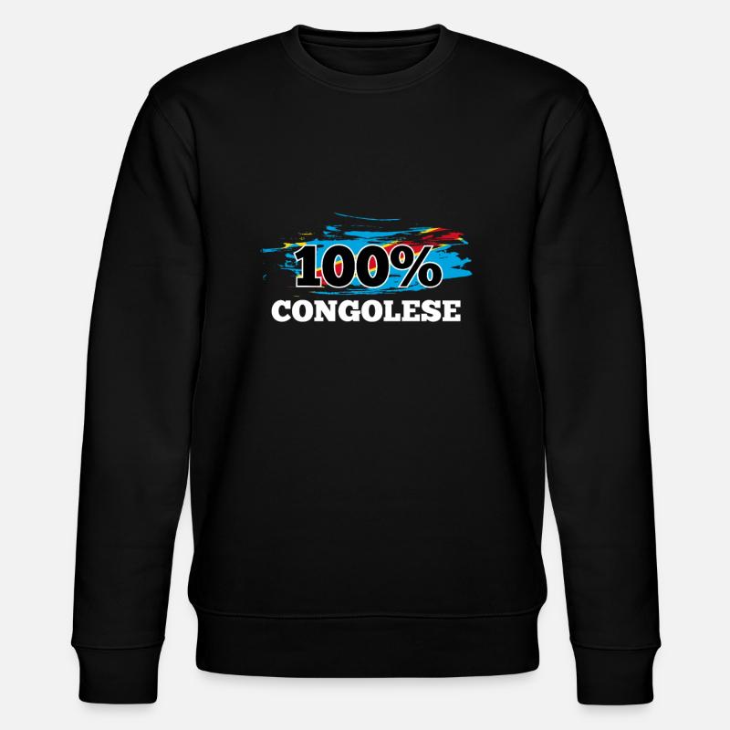 Kongo - Stanley/Stella Unisex Bio-Sweatshirt CHANGER  - Schwarz