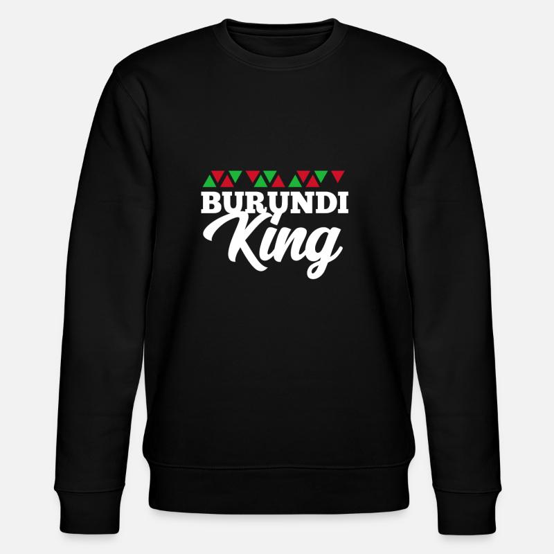 Burundi - Stanley/Stella Unisex Bio-Sweatshirt CHANGER  - Schwarz