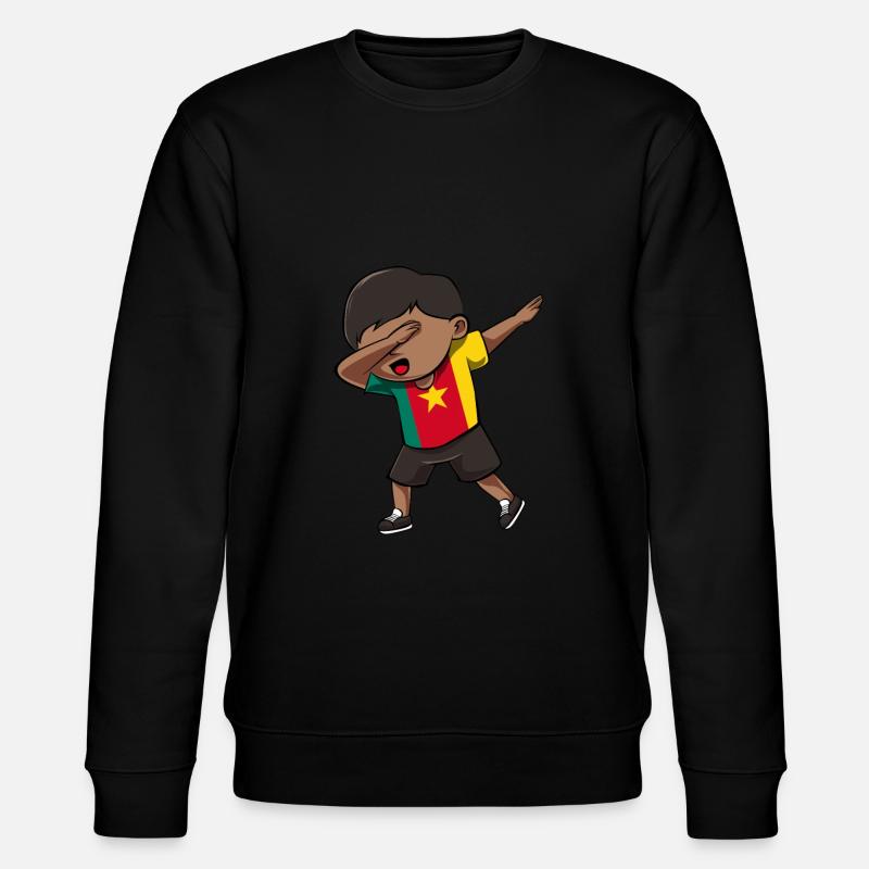 Kamerun - Stanley/Stella Unisex Bio-Sweatshirt CHANGER  - Schwarz