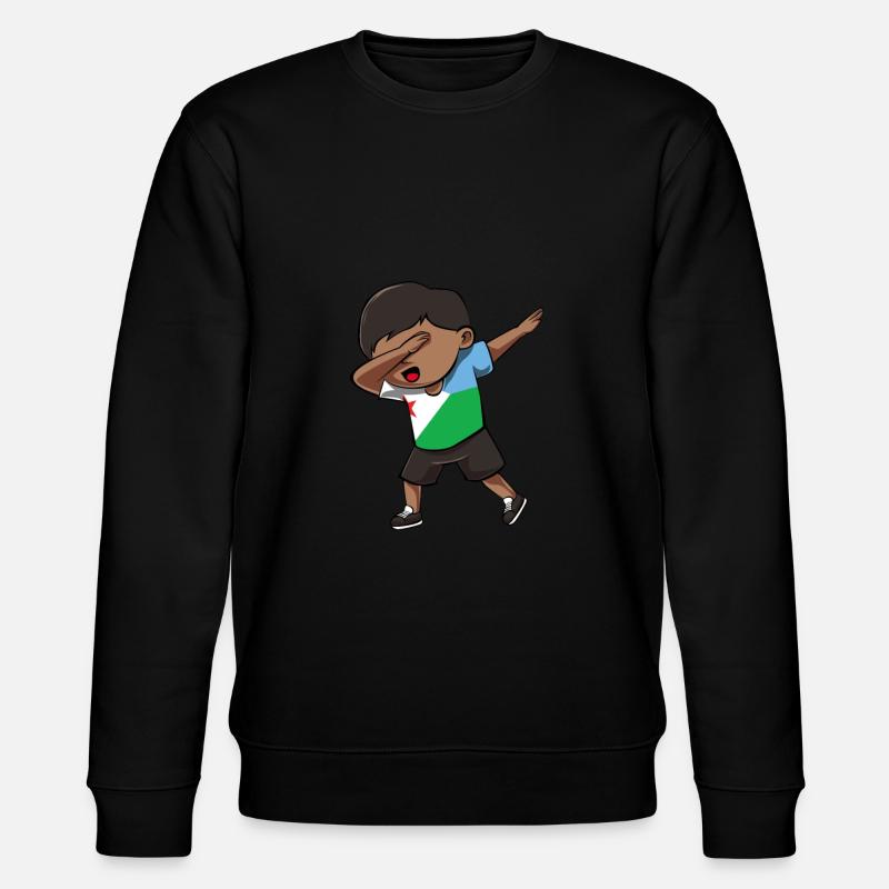 Dschibuti - Stanley/Stella Unisex Bio-Sweatshirt CHANGER  - Schwarz