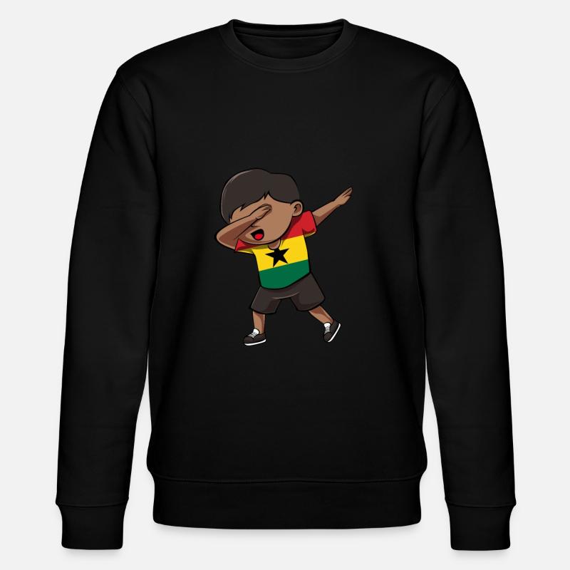 Ghana - Sweat bio CHANGER Stanley/Stella Unisexe - noir