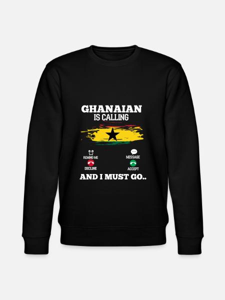 Ghana - Stanley/Stella CHANGER Unisex Organic Sweatshirt - black