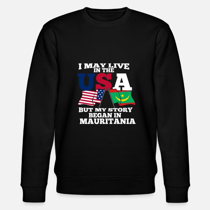 Mauritania - Stanley/Stella CHANGER Unisex Organic Sweatshirt - black