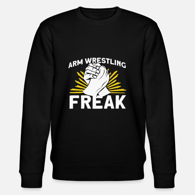 Bras de fer - Sweat bio CHANGER Stanley/Stella Unisexe - noir