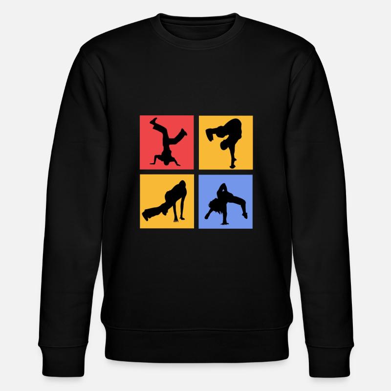 Breakdancing - Stanley/Stella Unisex Bio-Sweatshirt CHANGER  - Schwarz