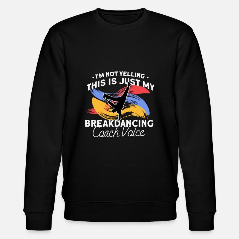Breakdancing - Stanley/Stella CHANGER Unisex Organic Sweatshirt - black