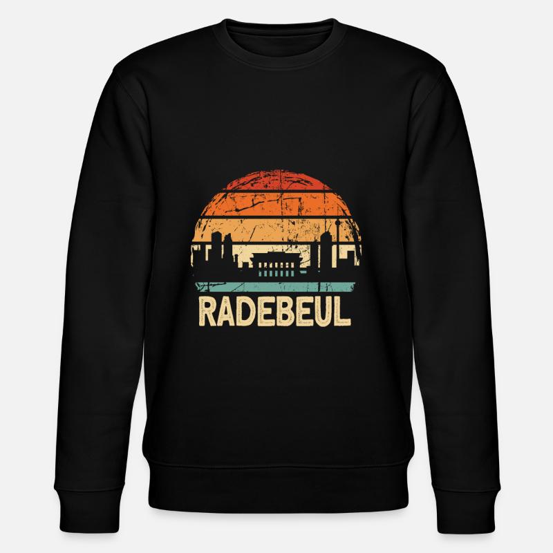 Radebeul - Stanley/Stella Unisex Bio-Sweatshirt CHANGER  - Schwarz