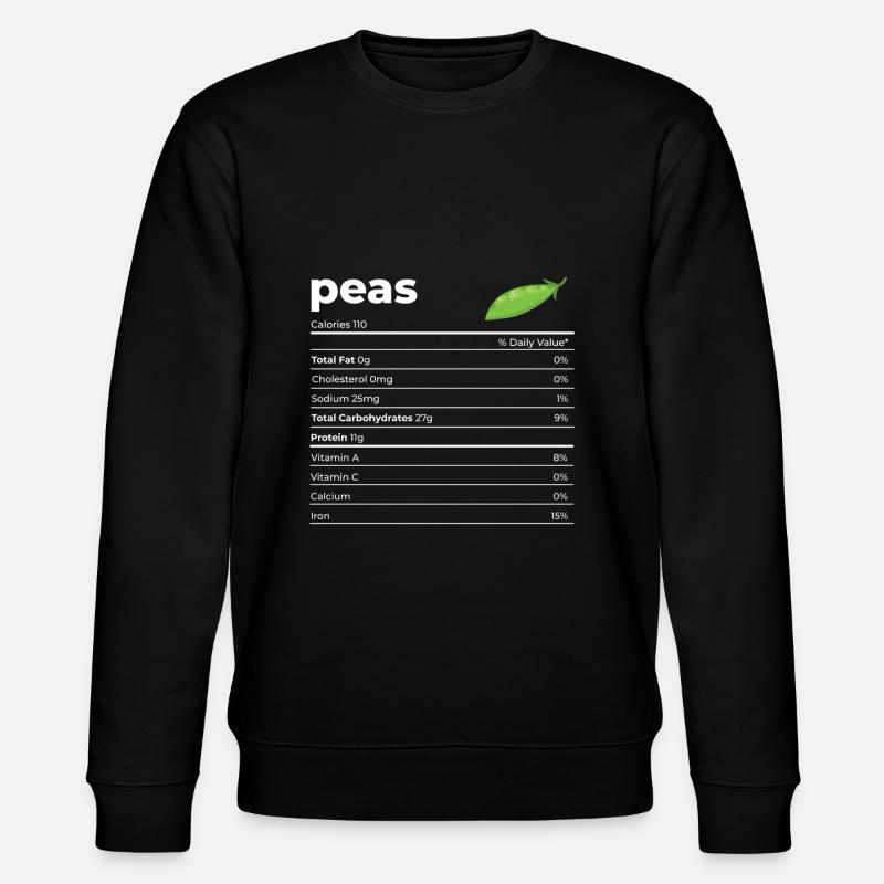 Nutrion Faits Pois - Sweat bio CHANGER Stanley/Stella Unisexe - noir