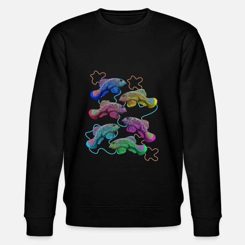 Cadeau de poisson d’aquarium - Sweat bio CHANGER Stanley/Stella Unisexe - noir