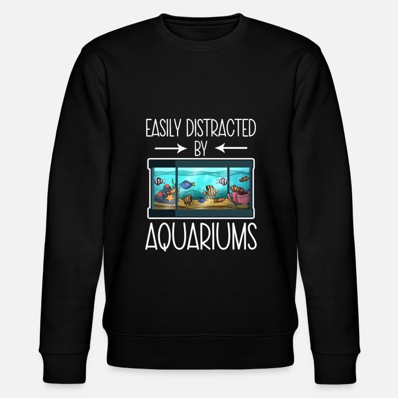 Cadeau de poisson d’aquarium - Sweat bio CHANGER Stanley/Stella Unisexe - noir