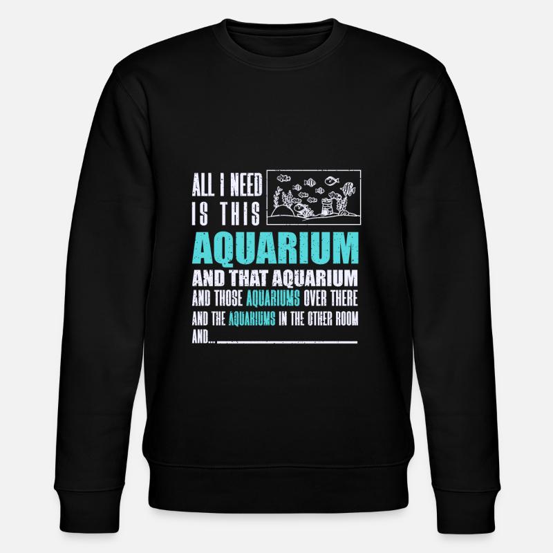 Cadeau de poisson d’aquarium - Sweat bio CHANGER Stanley/Stella Unisexe - noir