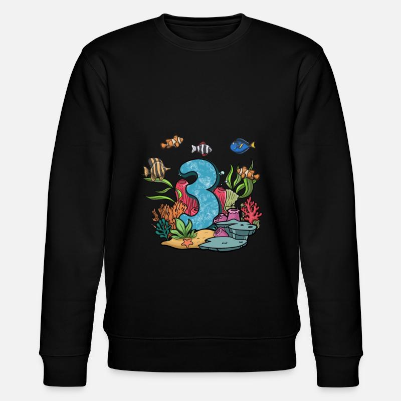Cadeau de poisson d’aquarium - Sweat bio CHANGER Stanley/Stella Unisexe - noir