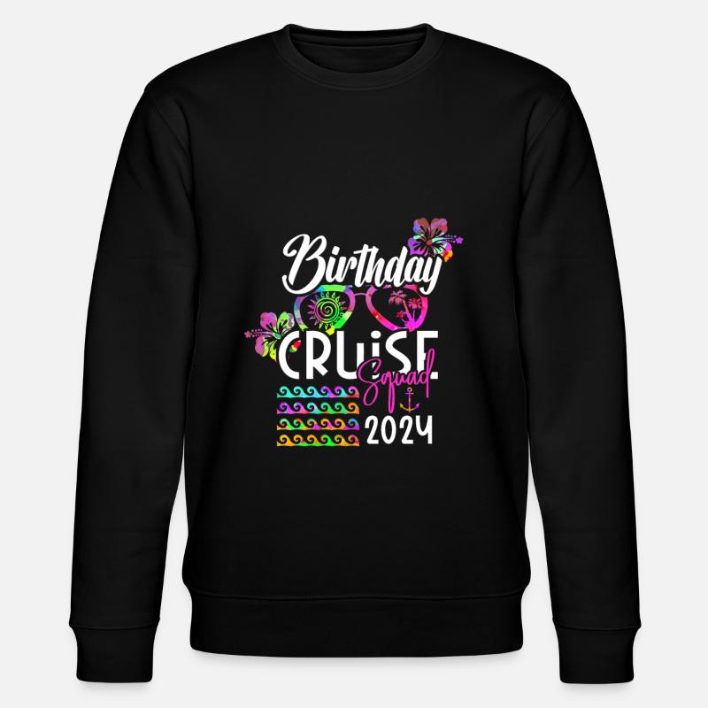 Cruise Cruise Ship Gift - Stanley/Stella CHANGER Unisex Organic Sweatshirt - black