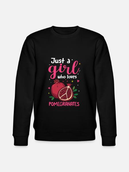 Pomegranate Food Christmas - Stanley/Stella CHANGER Unisex Organic Sweatshirt - black