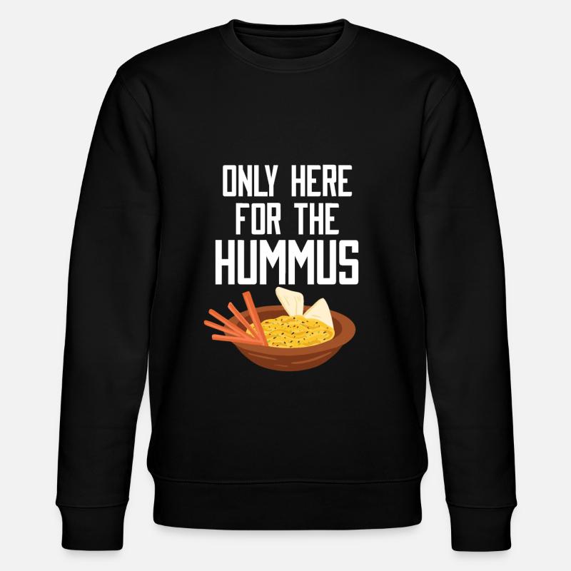 Hummus - Stanley/Stella Unisex Bio-Sweatshirt CHANGER  - Schwarz