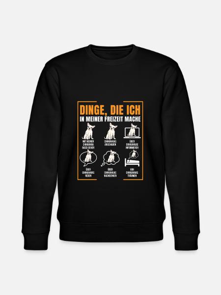 Chihuahua - Stanley/Stella Unisex Bio-Sweatshirt CHANGER  - Schwarz