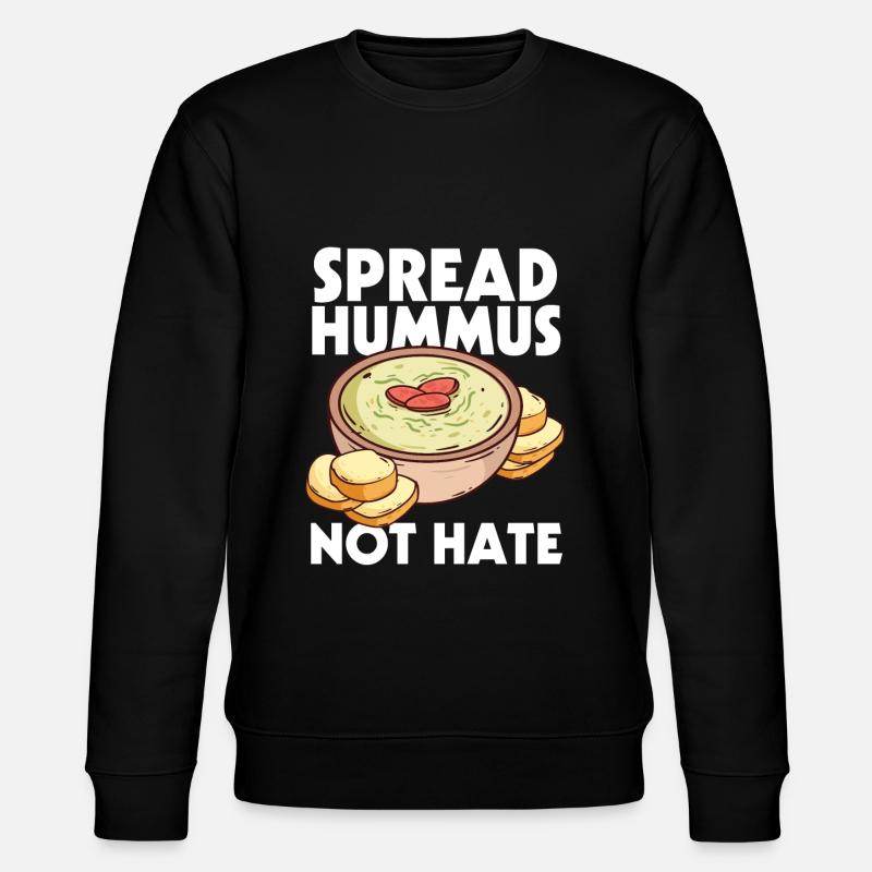 Hummus - Stanley/Stella CHANGER Unisex Organic Sweatshirt - black