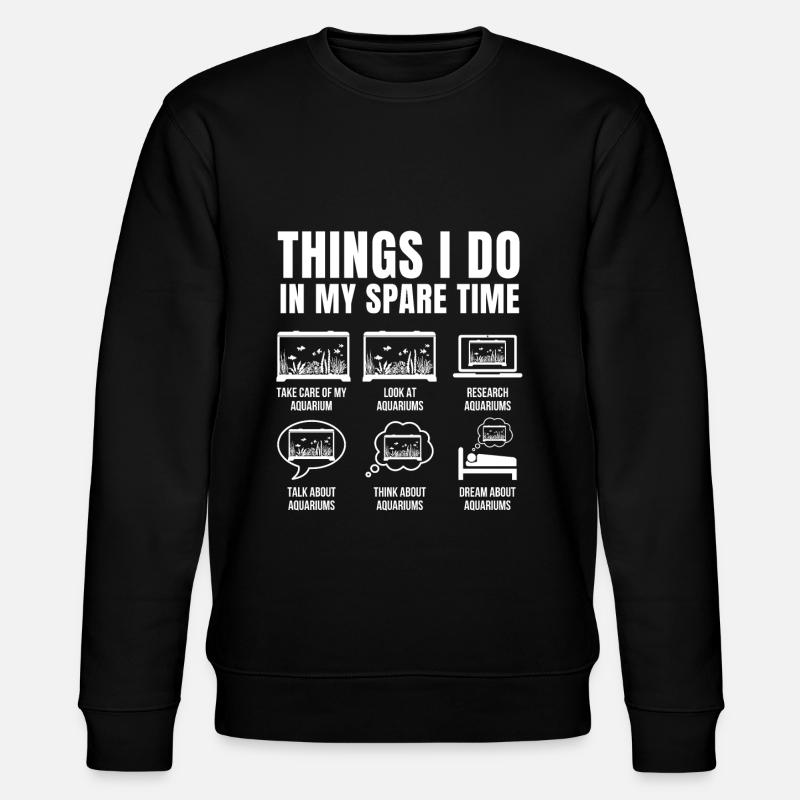 Aquarium - Stanley/Stella Unisex Bio-Sweatshirt CHANGER  - Schwarz