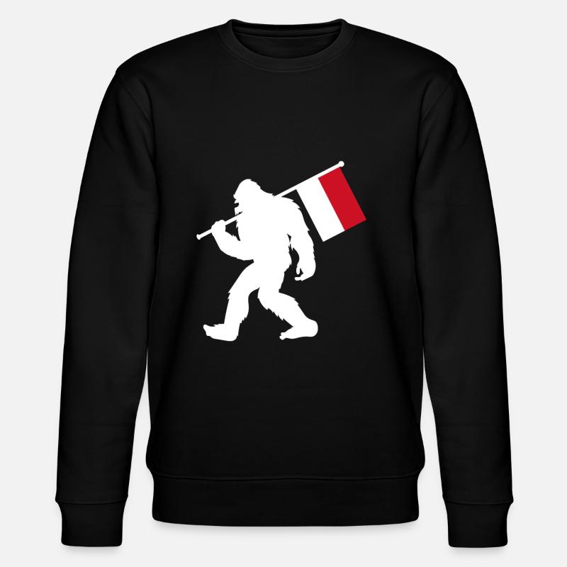 Monaco - Stanley/Stella Unisex Bio-Sweatshirt CHANGER  - Schwarz