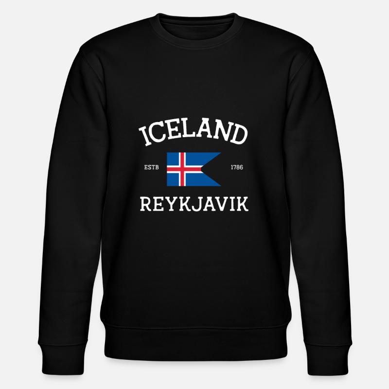 Islande - Sweat bio CHANGER Stanley/Stella Unisexe - noir