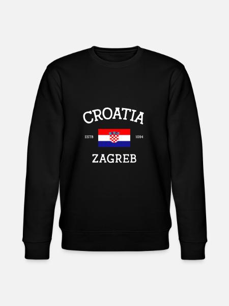 Croatia - Stanley/Stella CHANGER Unisex Organic Sweatshirt - black